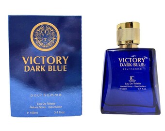 Victory Dark Blue Cologne for Men Eau De Toilette Masculine