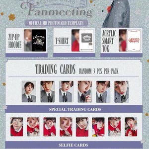 2024 Baekhyun Christmas Fanmeeting Party Cartes à collectionner officielles neuves scellées (3 cartes/paquet)