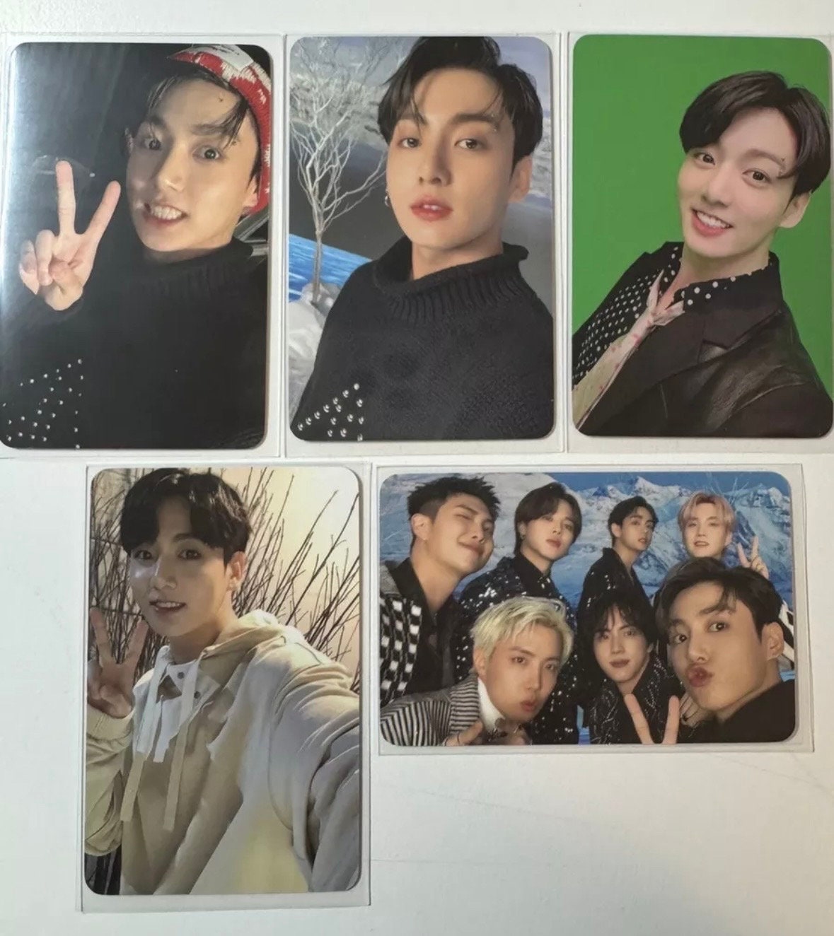 BTS Jungkook Official Dicon Dfesta Photocard Set 5pcs Total With