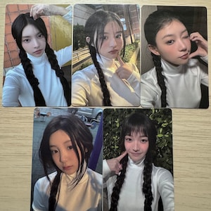 Carte avec photo officielle pour événement Fansign Illit Super Real Me M2U