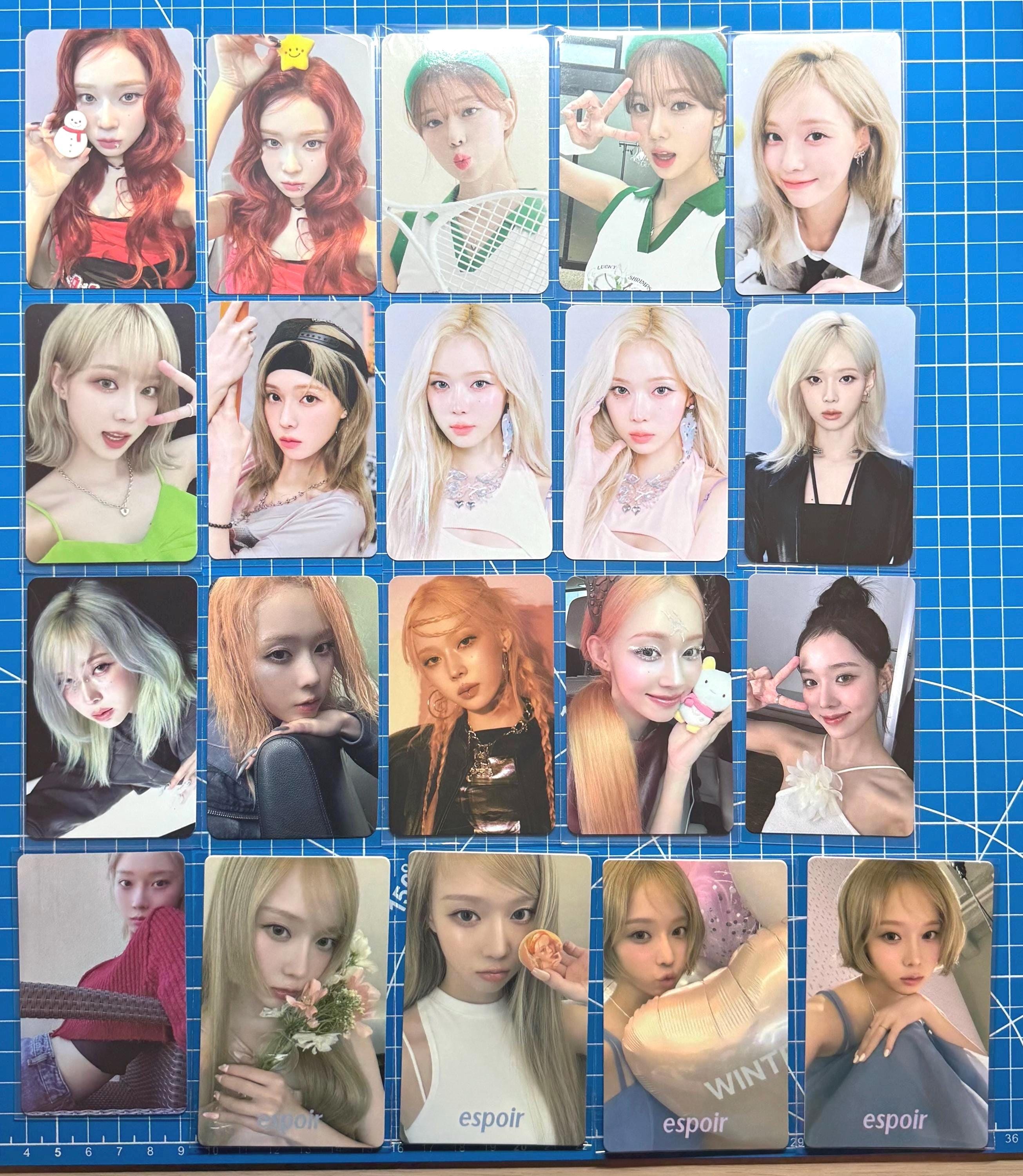 Aespa Winter Official Benefit Photocard Trading Card Collection