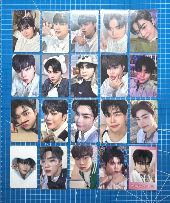 Zerobaseone Zb1 Park Gunwook Official Benefit Photocard Collection