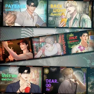 Korean Manhwa Boomtoon In Thailand Travel Random Collection Photocard Official Brand New Sealed ( 2pcs Random Cards/ Pack )