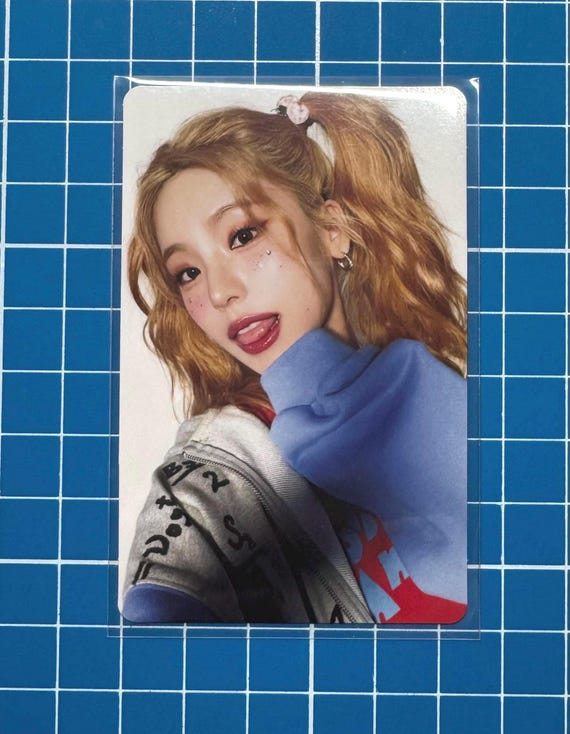 Itzy Yeji Japan Algorhythm Official Photocard - Etsy
