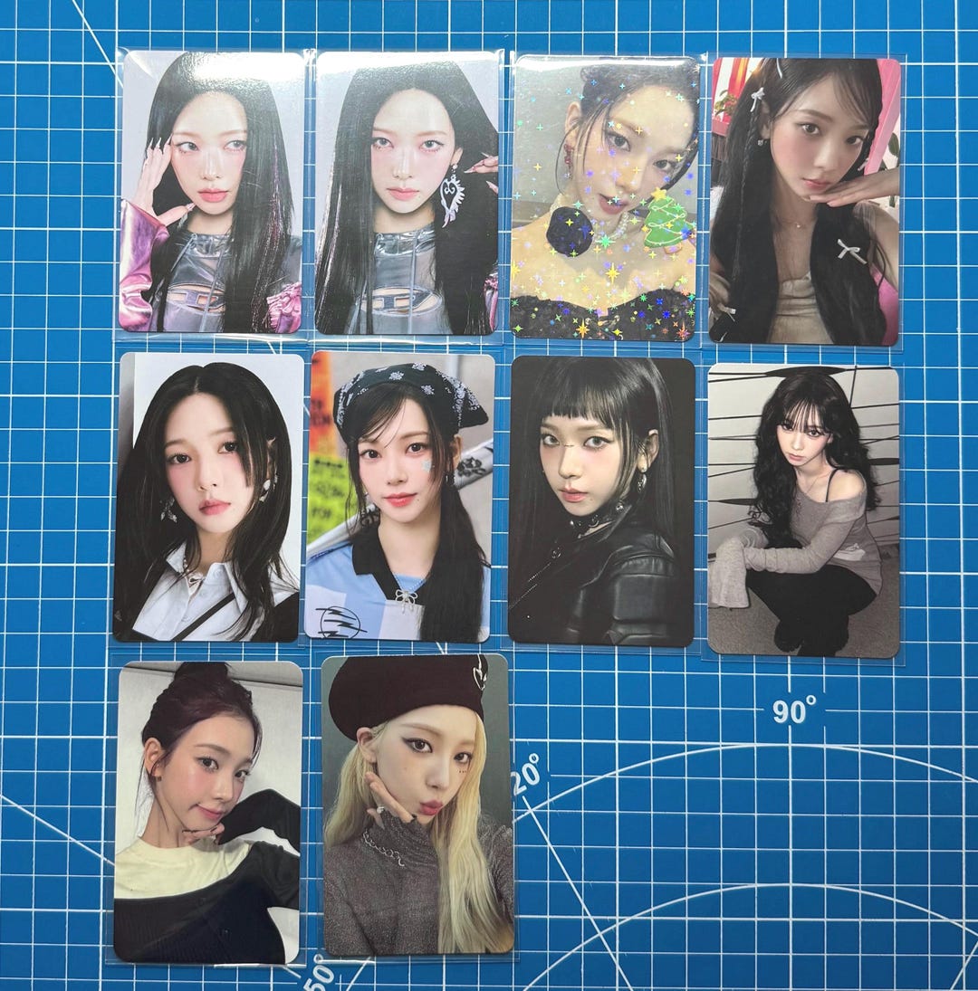 Aespa Karina Official Benefit Photocard Trading Card Collection