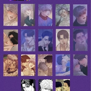 Carte photo coréenne Manhwa Shell Boy / Pearl Boy de la collection aléatoire, carte photo officielle neuve scellée (3 cartes/paquet)
