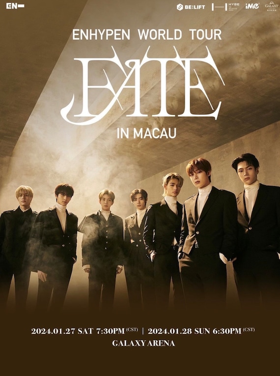 Enhypen World Tour 'fate' in ASIA Macau Engene ZONE Official