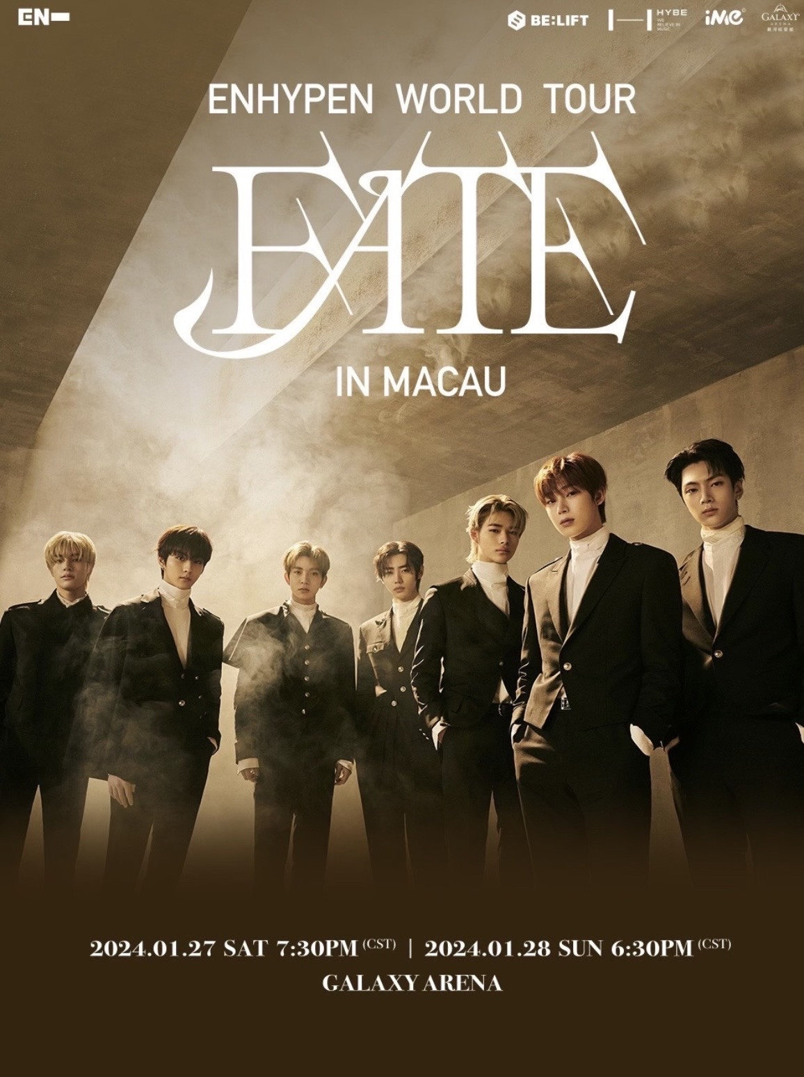 Enhypen World Tour 'fate' in ASIA Macau Engene ZONE Enhypen World Tour 'fate' in ASIA Macau Engene ZONE