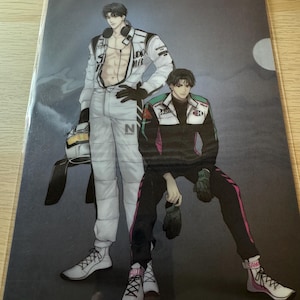 Manhwa Coreano Correndo para Outra Pasta de Arquivo Rosa + Cartão Postal de Casal (Tamanho A5) Pague de Volta Oficial Novo Lacrado