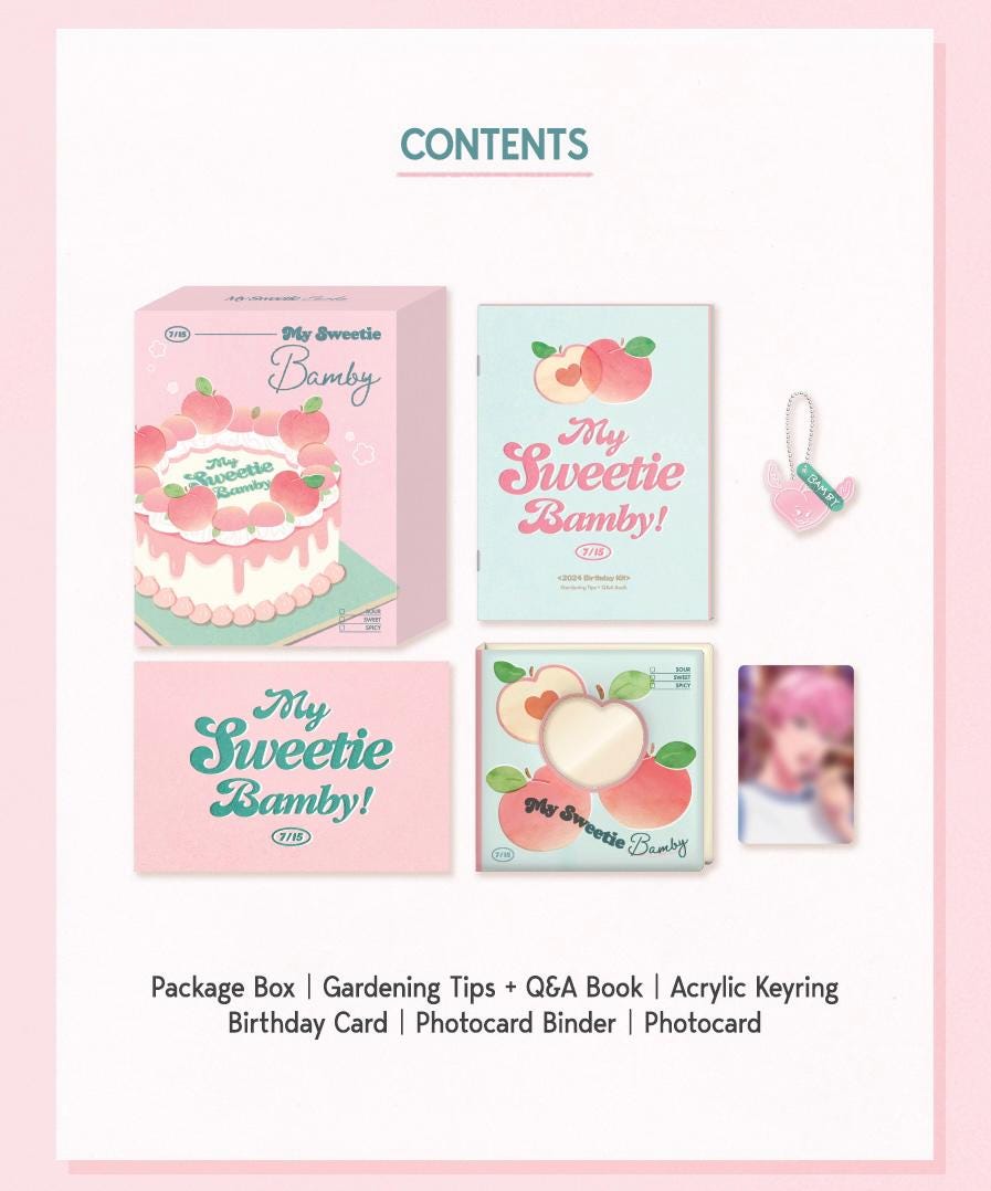 Plave 2024 Birthday Kit My Sweetie Bamby Official Brand New