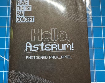 Plave Hello Asterum The 1st Fan Concert Photocard Pack Official Brand New Sealed Official ( 5 Members/ Pack )