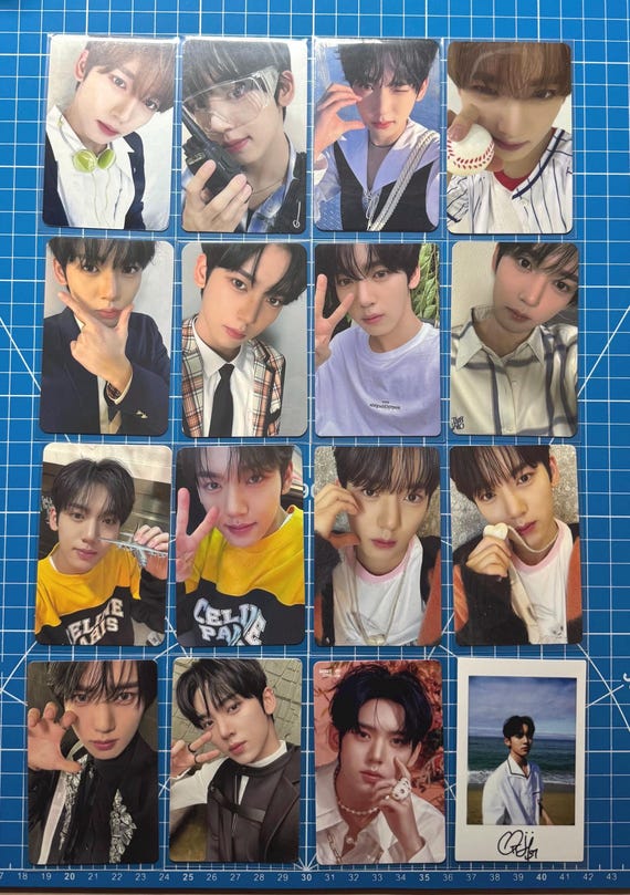 Zerobaseone Zb1 Han Yujin Official Benefit Photocard Collection - Etsy