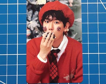 2024 Baekhyun Christmas Fanmeeting Party Trading Card Official