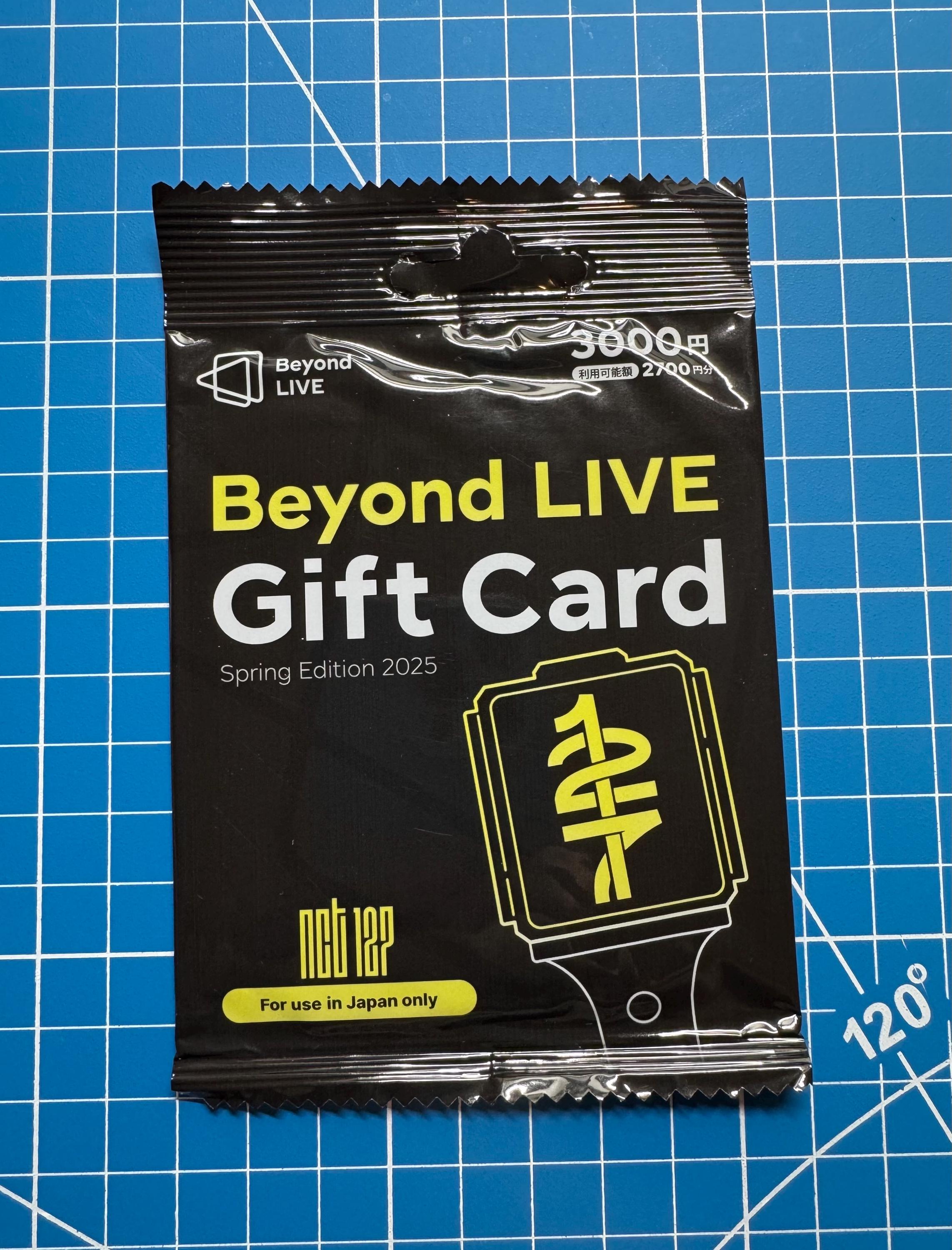 Nct 127 Nct127 Japan Beyond Live ギフトカード 公式フォトカード