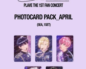 Plave Hello Asterum The 1st Fan Concert Photocard Pack Official Brand New Sealed Official ( 5 Members/ Pack )