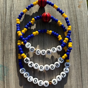 Golden State Warriors Basketball Bracelets