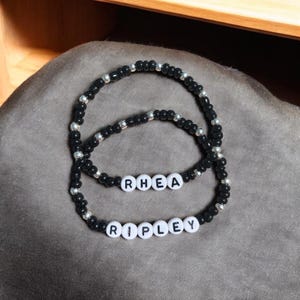 WWE Rhea Ripley  Beaded Bracelet Set
