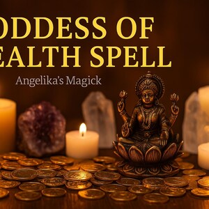 Become a GODDESS OF MONEY Spell - Wealth Spell- Financial Freedom- Digital Report Plus Photo Proof