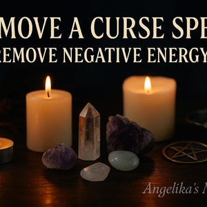 Remove A Curse Spell - Remove Black Magic,Negativity Cleanser Spell – Remove Negative Energy | Extremely Powerful-Digital Report,Photo Proof