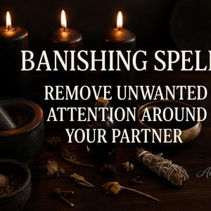 Banishing Spell – Remove Unwanted Attention Around Your Partner | Eliminate Negative Influences & Third Parties-Digital Report, Photo Proof