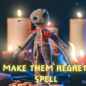 MAKE Them REGRET SPELL- Make Them Feel Remorse -Cry For Me Spell -Same Day Casting- Digital Report Plus Photo Proof