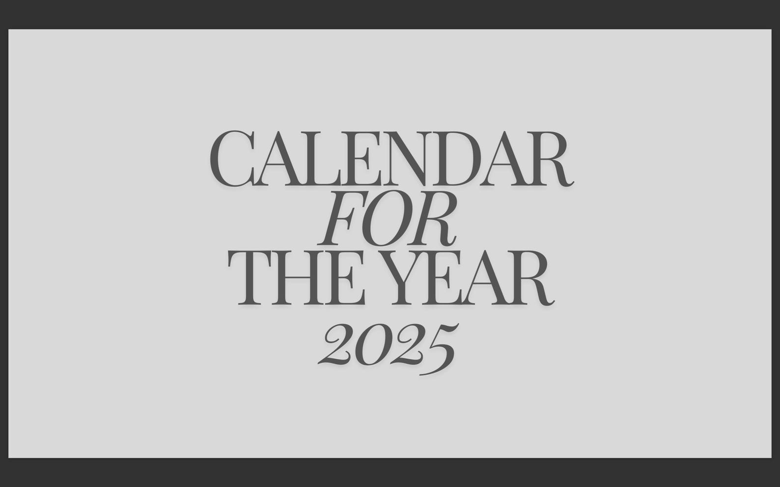 2025 Digital Calendar Minimalist Planner Instant Download Etsy