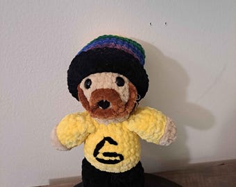 Gunter Jr. Plushie with Rainbow Beanie