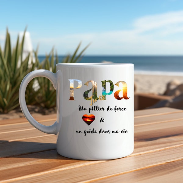 Cadeau parfait pour la fête des pères, tasse en céramique 11oz, grand-père, mari, femme pour amis, couples.Father's day fench, francais