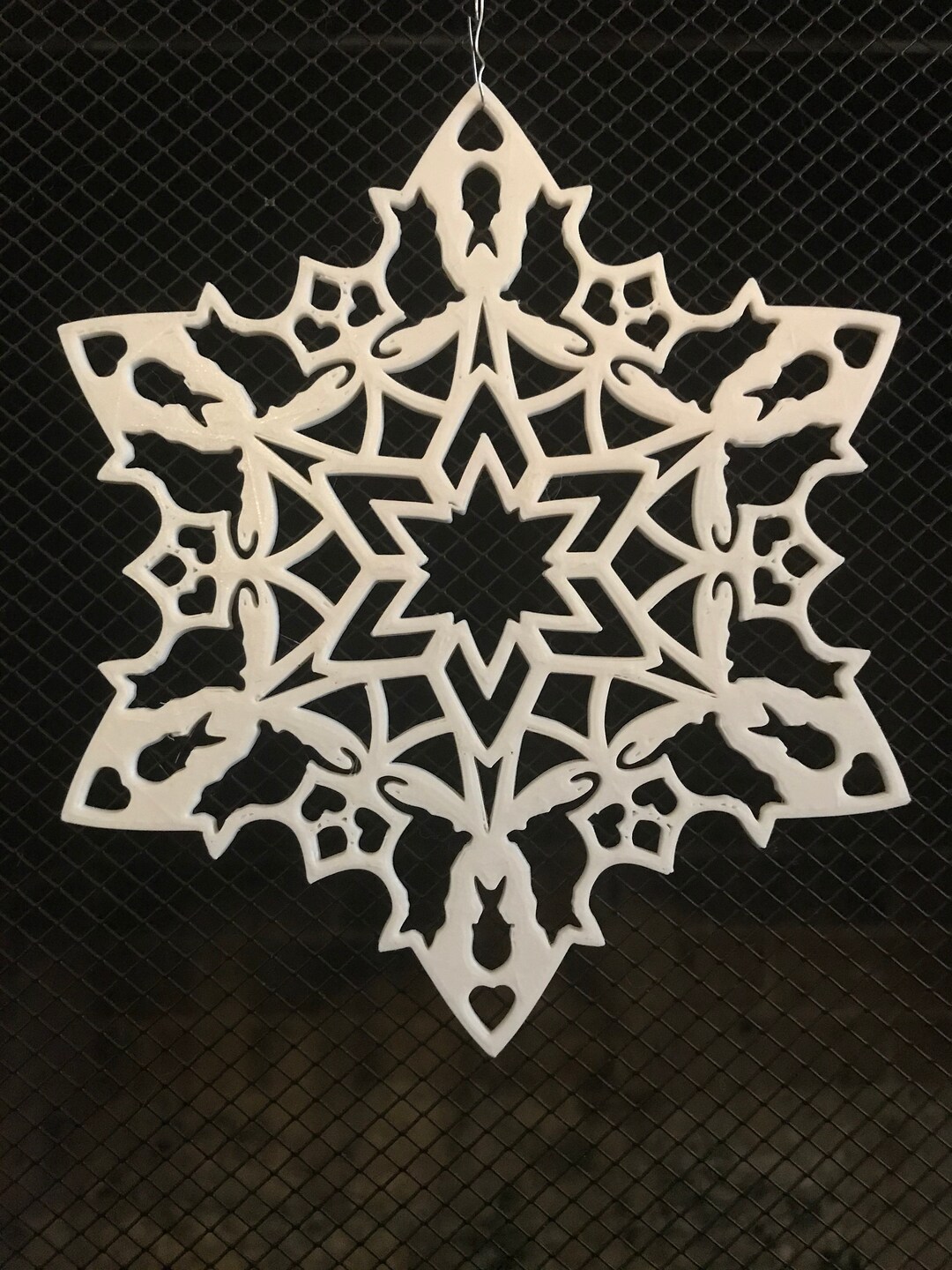 Kitty Cat Snowflake - Etsy