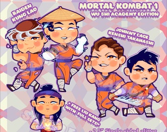 MK1 Wu Shi Academy 2.5" Single-Sided Epoxy Acrylic Keychain