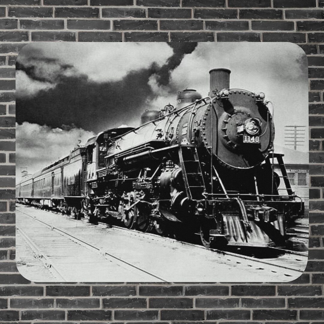 Steam Engine Train Mouse Pad, Rustic Farmhouse Decor - Etsy