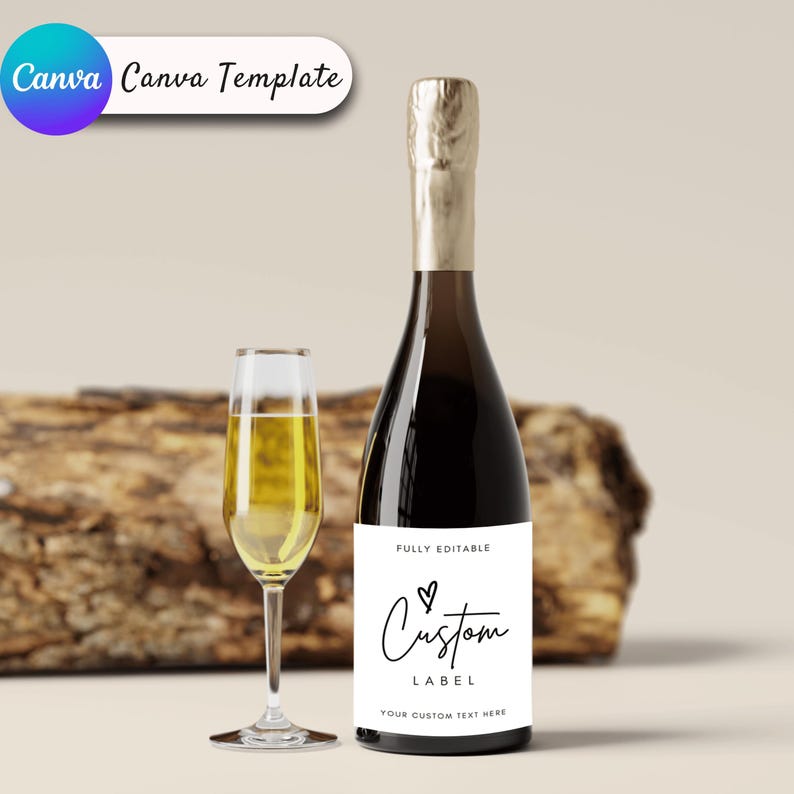 Editable Custom Wine Label, Wine Label Template Custom, Personalized Wine Label, Wine Label Editable, Custom Wine Label Design, Wine Label Template Design, Custom Label Wine, Editable Wine Label Template