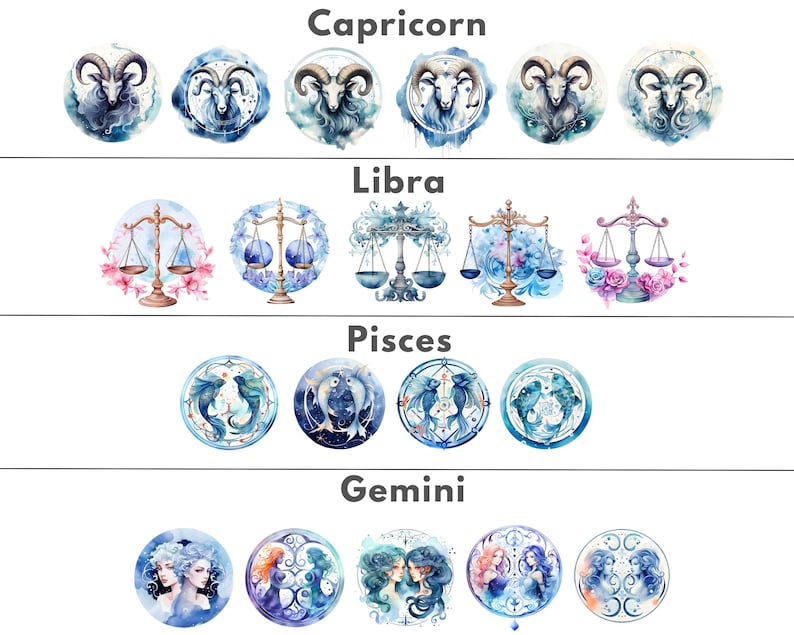 Capricorn clipart
Aquarius clipart
Pisces clipart
Zodiac signs for kids clipart
Zodiac signs for crafts clipart
DIY zodiac sign clipart
Printable zodiac sign clipart
Digital download zodiac sign clipart