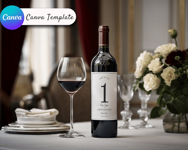 Modern Wedding Guest Book Labels I Bridal Shower I Custom Wine Label ...