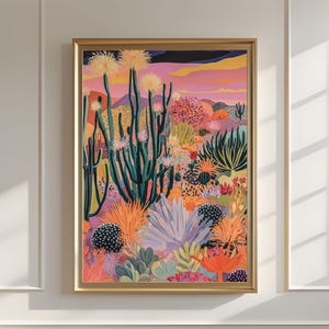 Western Retro, Vintage Retro All Art, Botanical Prints, Midcentury Modern Wall Art, Matisse Wall Art, Mexican Midcentury Modern, Texas Art