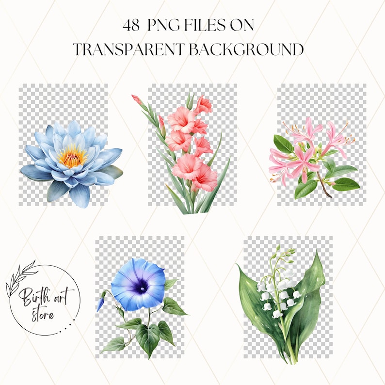 flower clipart birth flowers month flower digital art botanical flowers flower graphics birth month art zodiac flower clipart watercolor floral designs birth month illustration printable birth flower art floral clipart