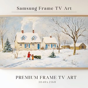 Samsung Frame TV Art Christmas, Holiday Frame TV Art, Farmhouse Winter Frame TV Art, Festive Christmas Digital Art, Holiday Decor Tv Art