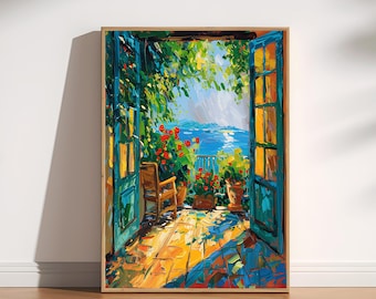 Open Window Henri Matisse Print, Modern Exhibition Print, Vintage Matisse Art Poster, Retro Matisse Wall Decor, Matisse Style Vintage Art