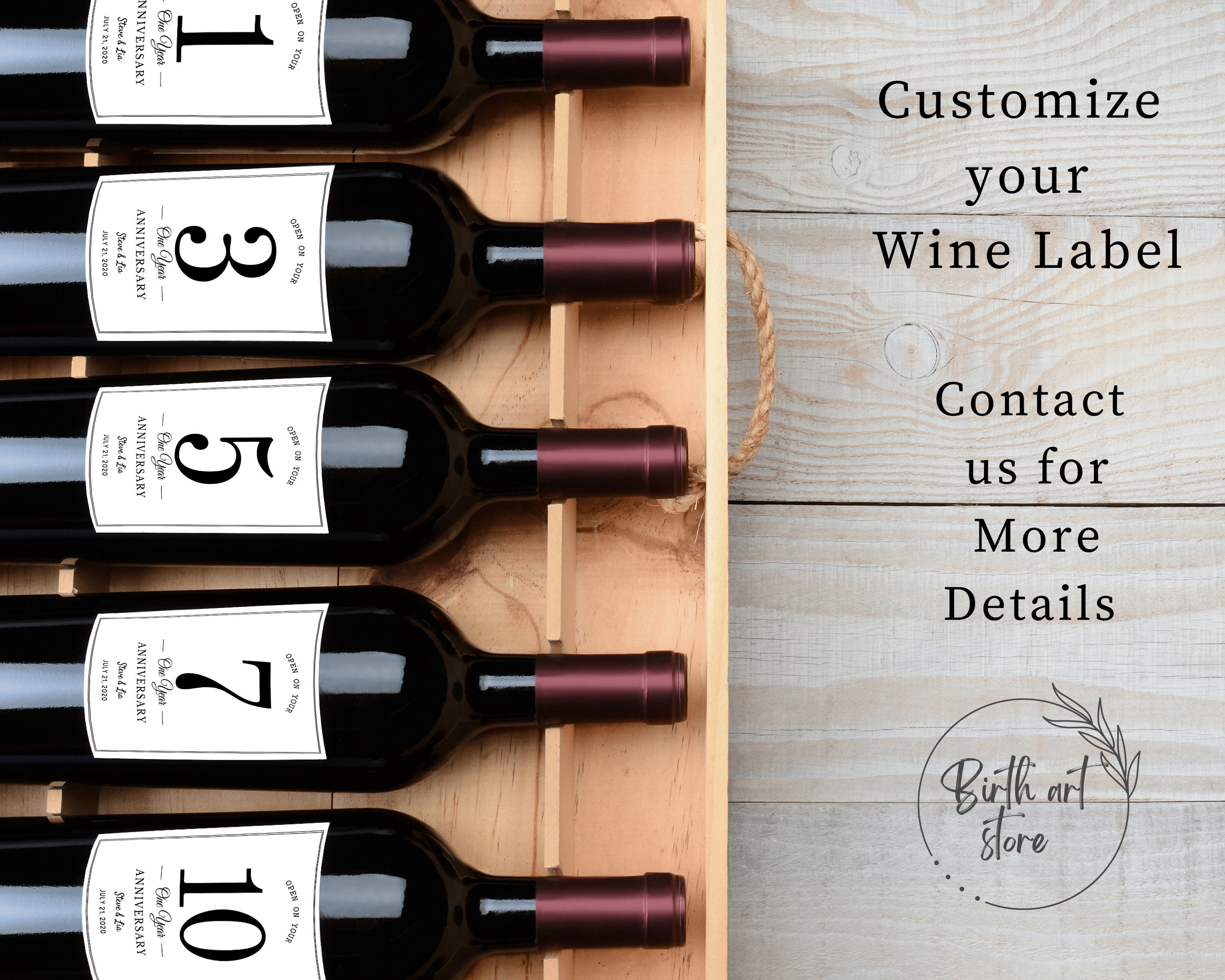Modern Wedding Guest Book Labels I Bridal Shower I Custom Wine Label ...
