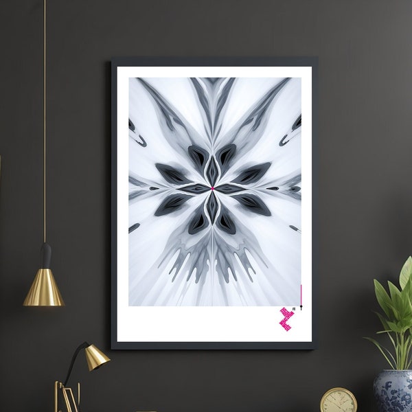 NEW! Poster series "What You See. What We See" #8 - Poster Rorschach Psychology Psychotest Inkblot Test Abstract Geometric