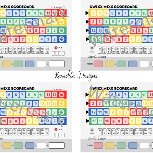 Printable Scoresheet - Etsy