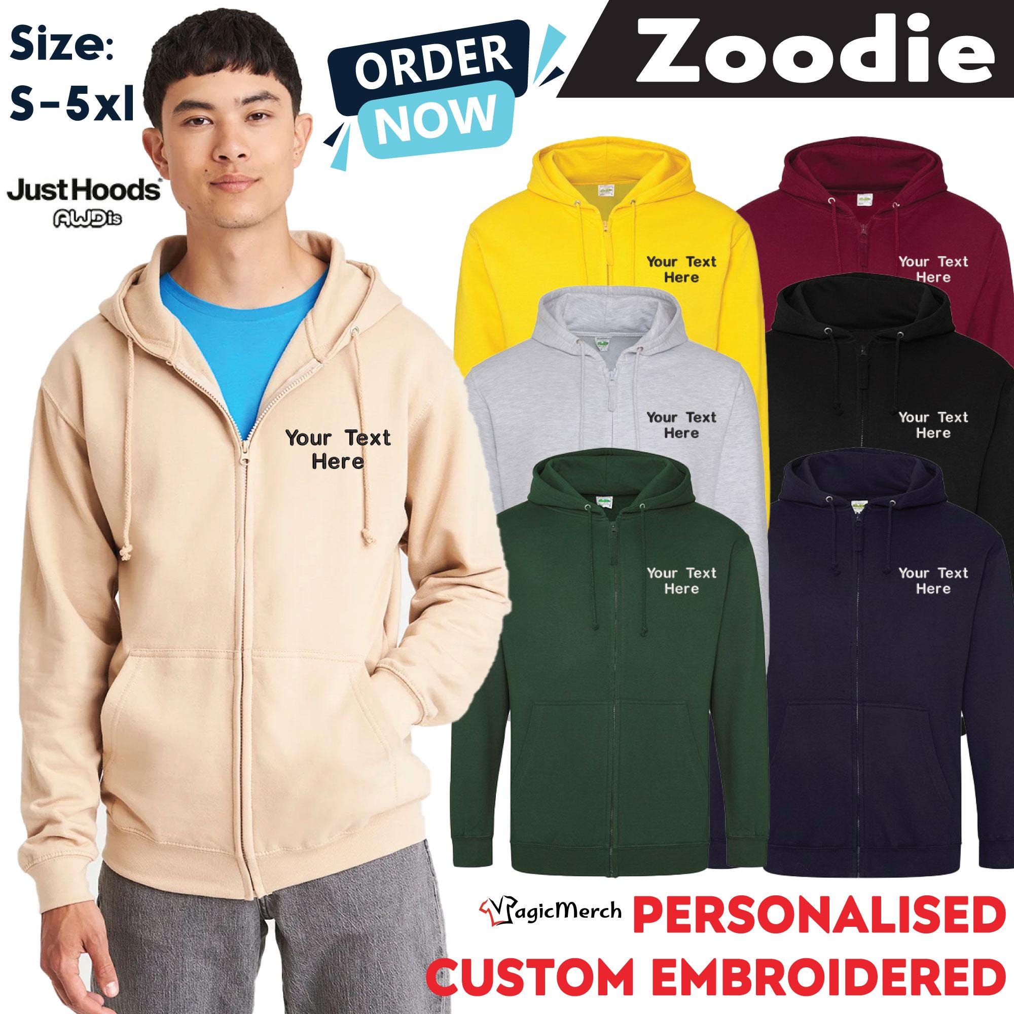 Personalisiertes AWDis Varsity Zoodie Erwachsene Maßgeschneidert