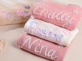 Embroidered Name Baby Sweater,Personalized Baby Name Knit Sweater,Custom Hand Embroidered Sweater,baby Jumper,Baby Gift,Christmas Gifts