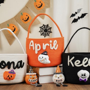 トリック・オア・トリートバッグ、ハロウィントリック・オア・トリートバスケット、トリック・オア・トリートバケツ、ハロウィンキャンディバスケット、ハロウィンキャンディバッグ、ハロウィントート
