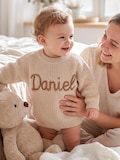 Custom Hand Embroidered Cotton Baby Sweaters,Toddler Jumper Gift