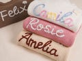 Embroidered Name Baby Sweater,Personalized Baby Name Knit Sweater,Custom Hand Embroidered Sweater,baby Jumper,Baby Gift,Nursery Gifts