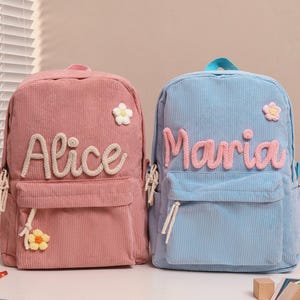 Sac à dos personnalisé pour tout-petit, Sac à dos pour enfant personnalisé avec nom, Cartable pour tout-petit, Cartable pour enfants, Sac à dos pour enfants, Sac à dos pour enfants