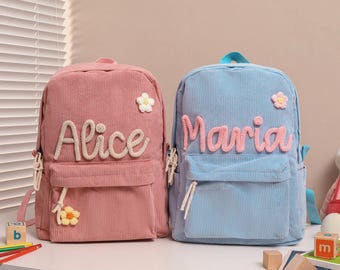 Custom Toddler Backpack, Personalized Kids Backpack With Name, Toddler Book Bag, School Bag for Kids, Children's Backpack, Kids Backpack