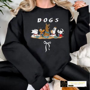 Playful Dog Lovers Crewneck Sweatshirt, Cozy Pet Apparel, Gift for Dog Owners, Animal Lover Sweatshirt, Fun Pet Themed Clothing