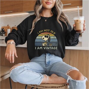 Vintage Cartoon Crewneck Sweatshirt – Cozy Retro Style, Funny Unisex Pullover, Gift for Dog Lovers, Chill Vibes Aesthetic